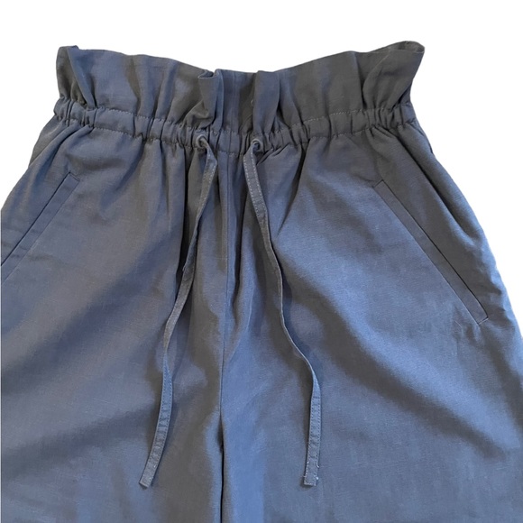 ARITZIA The Group Babaton The Kerri Pant Wide Leg Cropped in Periscope New - Picture 3 of 12